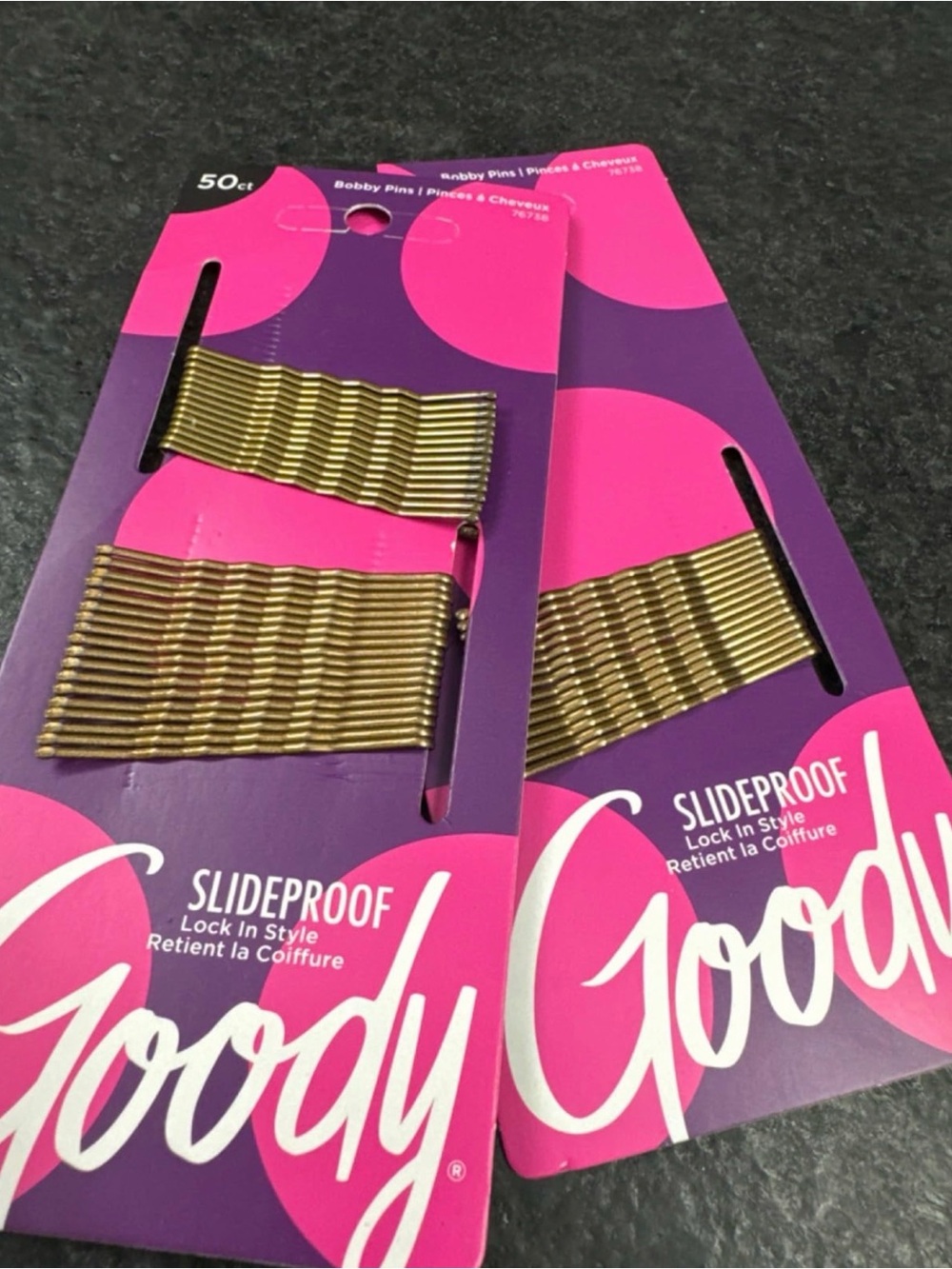 Slideproof Bobby Pins - Gold